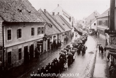 Begr&auml;bnis Franz Vollmann, 1931.