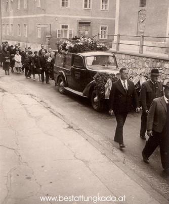 Begr&auml;bnis Josef Herbst.
