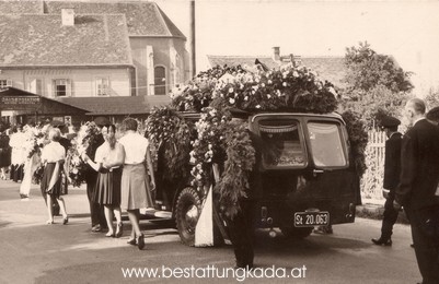 Trauerzug Rosa Knauer, 1964.